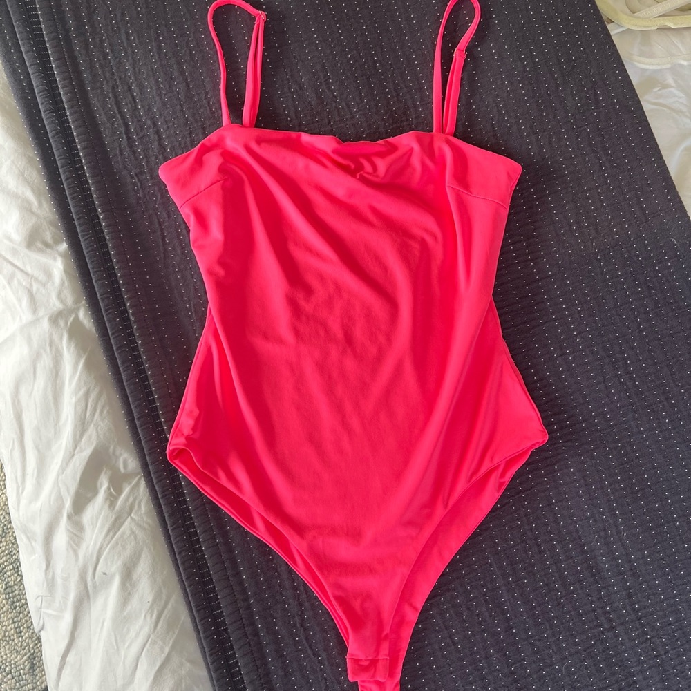 Princess polly neon pink bodysuit